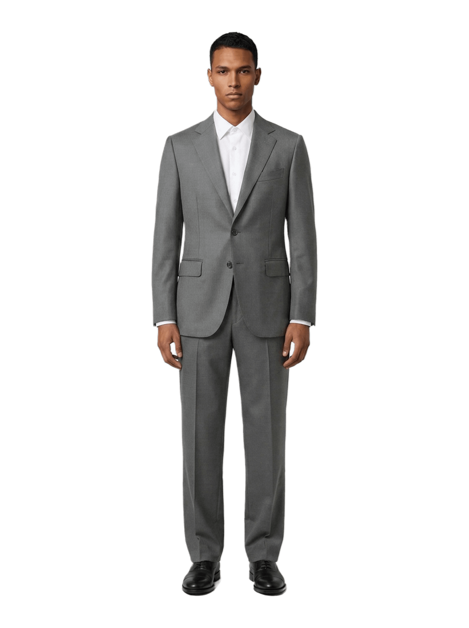 The Custom Suit - Grey Sharkskin