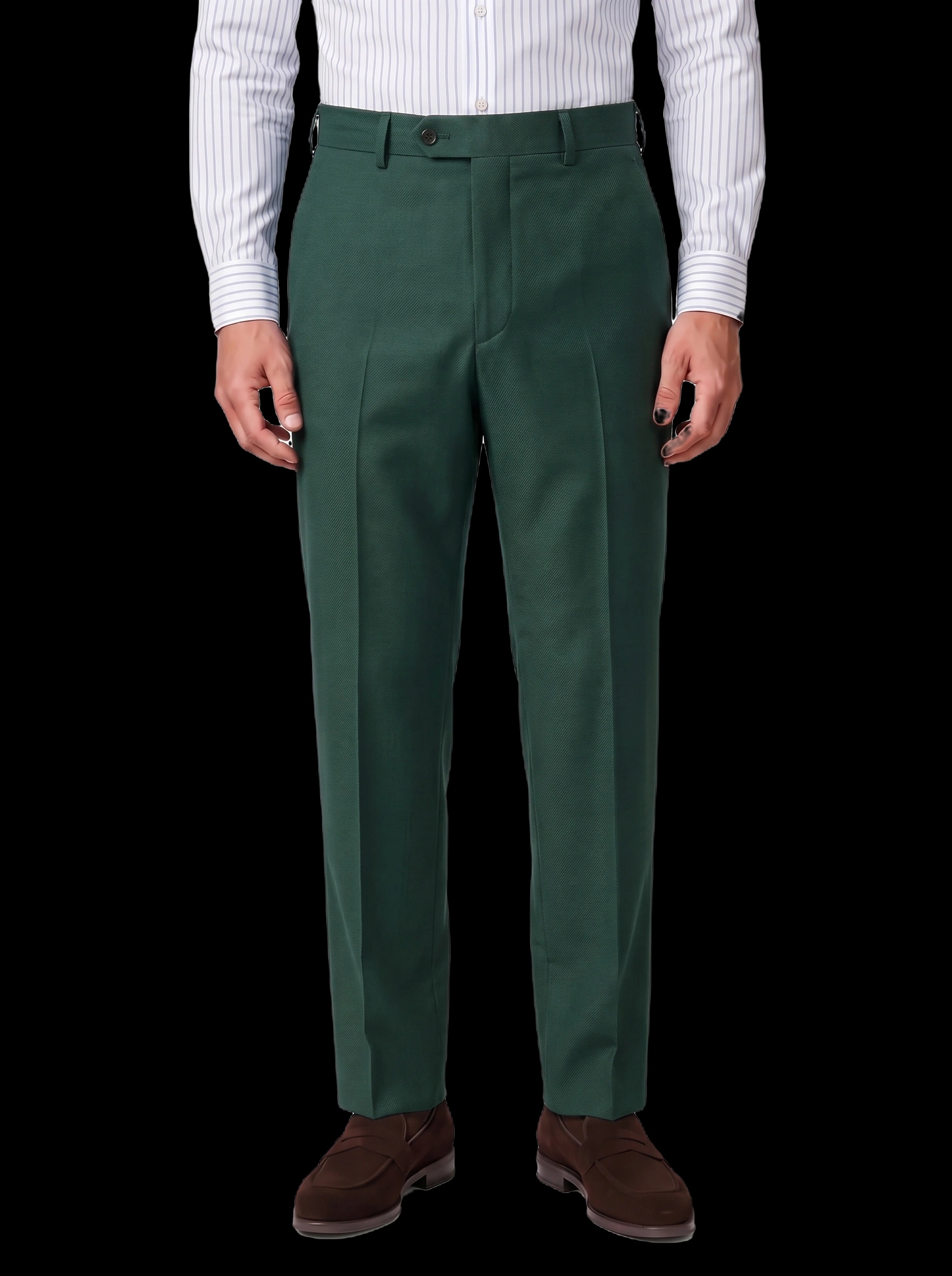 The Custom Trouser - Bottle Green