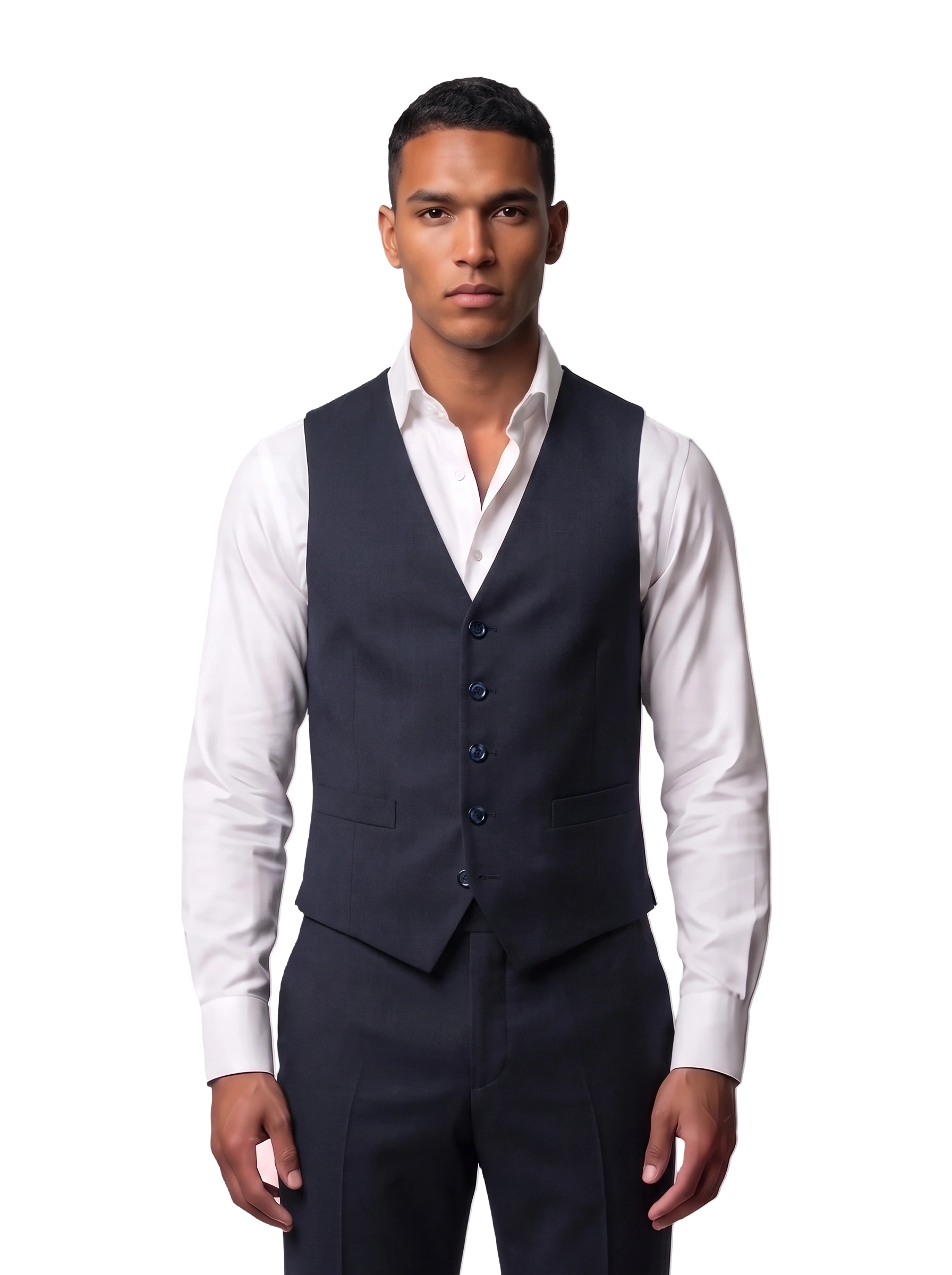 The Custom Vest - Dark Blue