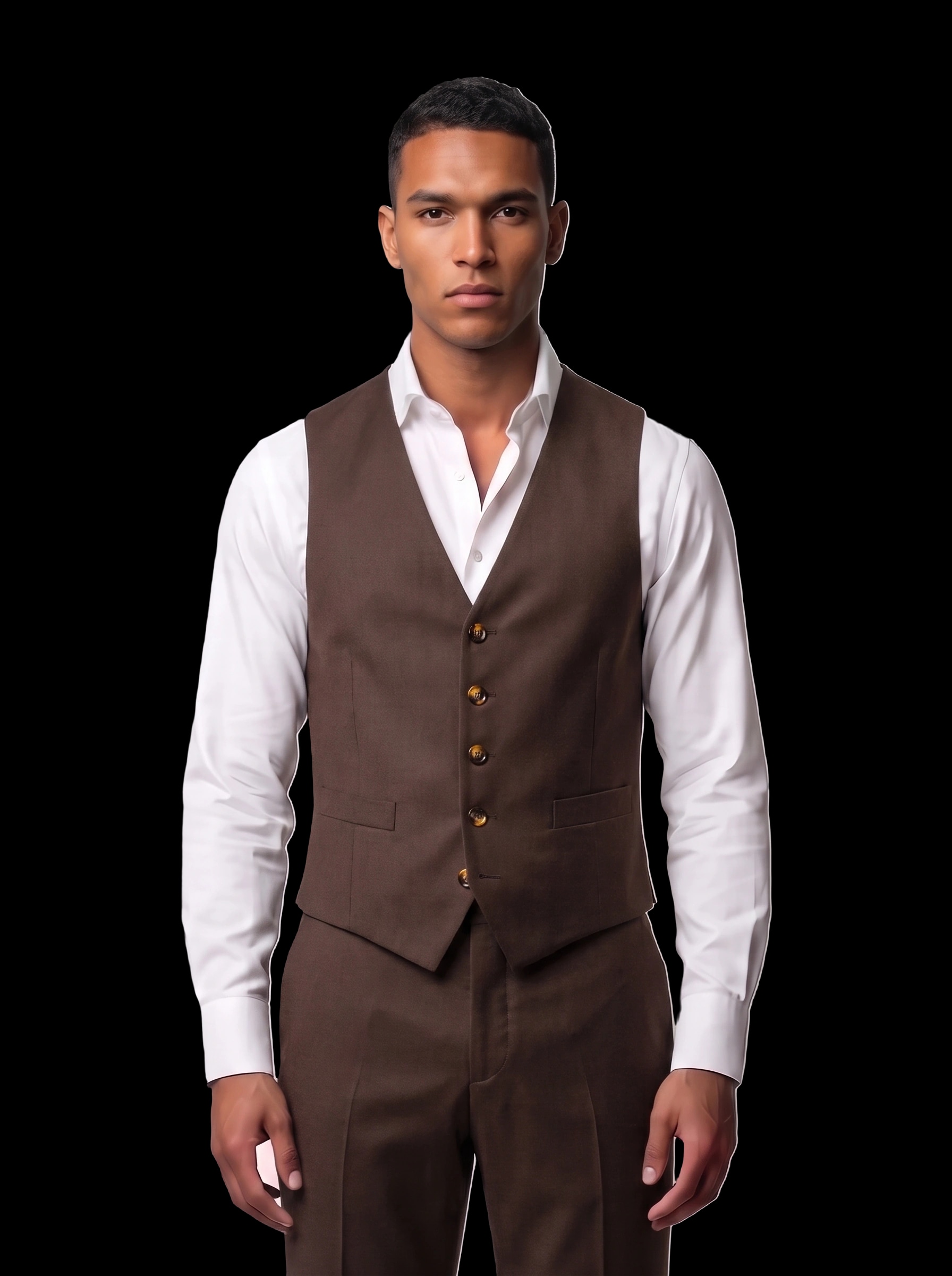 The Custom Vest - Chocolate
