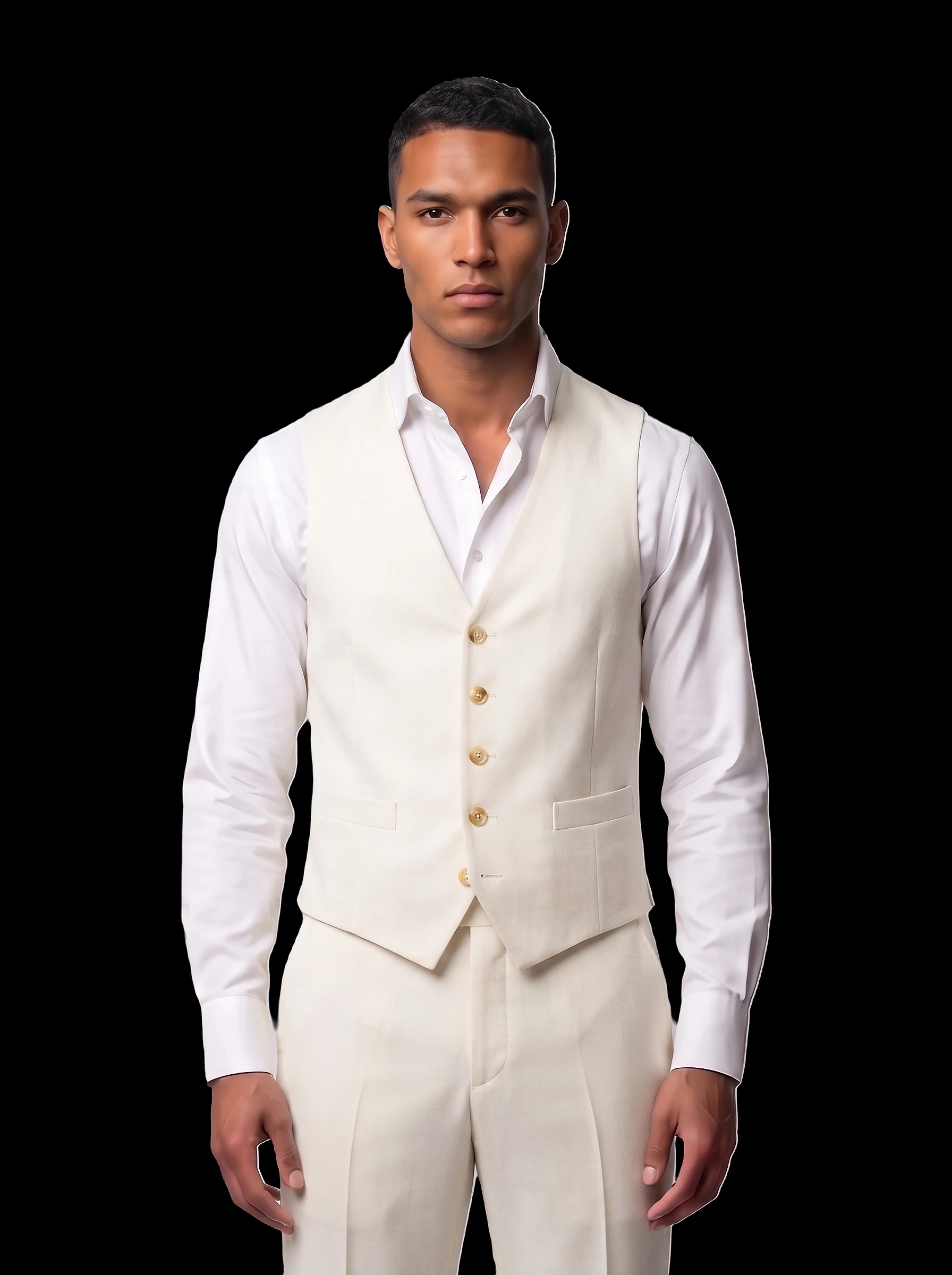 The Custom Vest - Off White