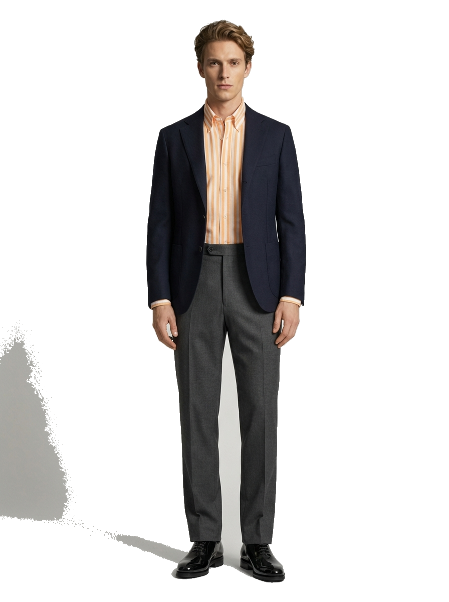 The Midnight Tuxedo. Architectural lapels crafted for evening grandeur.